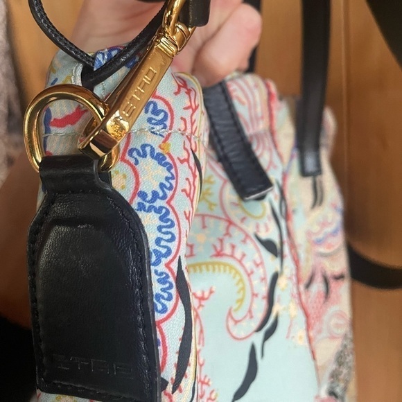 Etro Satin Paisley Handbag - Picture 5 of 12